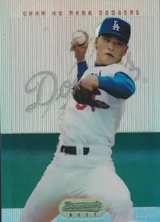 1995 Bowman's Best - Refractors #4 - Chan Ho Park - Los Angeles Dodgers