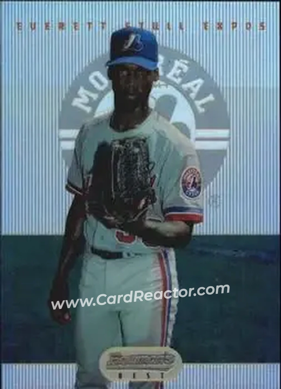 1995 Bowman's Best - Refractors #11 - Everett Stull - Montreal Expos - Front