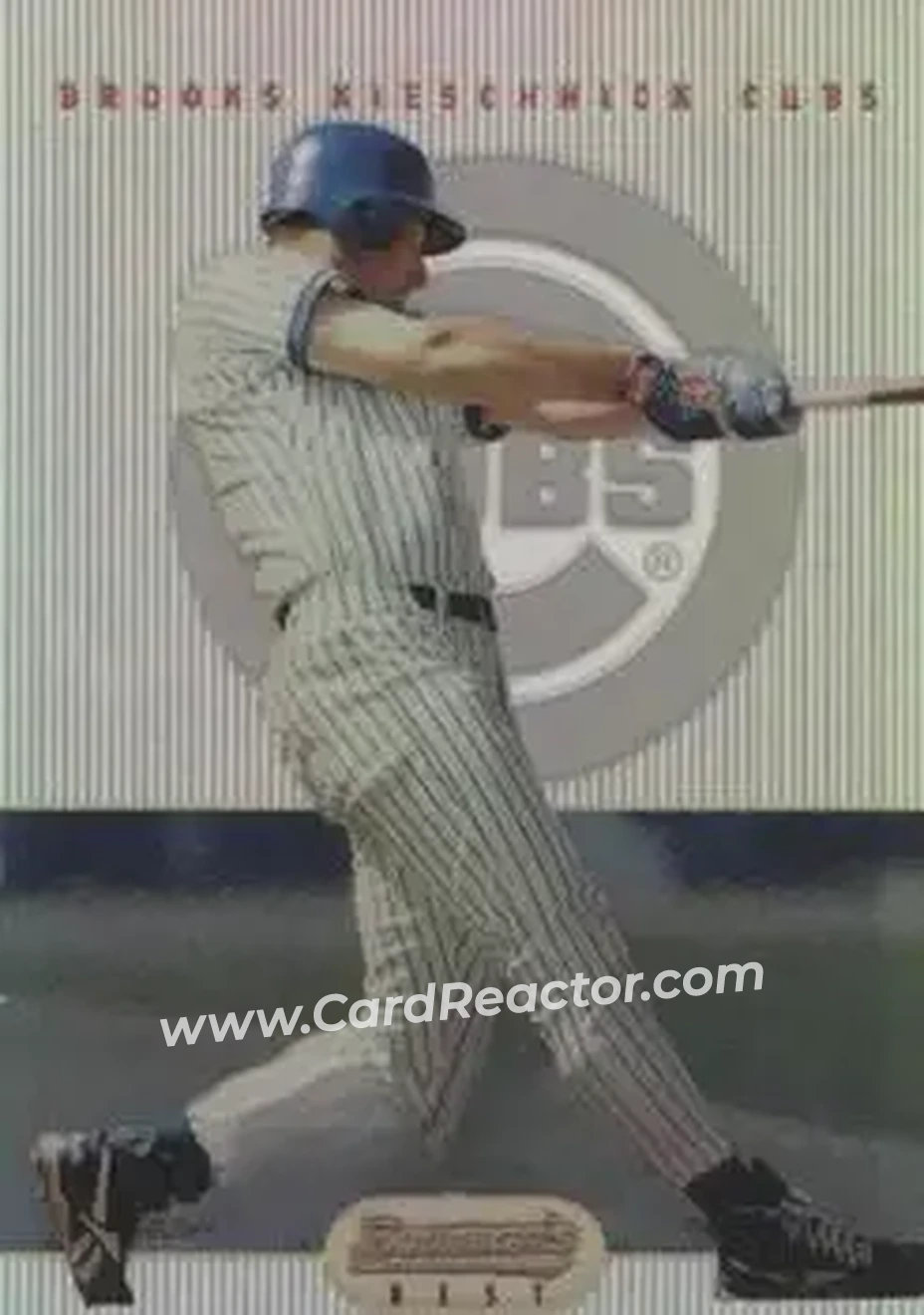 1995 Bowman's Best - Refractors #12 - Brooks Kieschnick - Chicago Cubs - Front