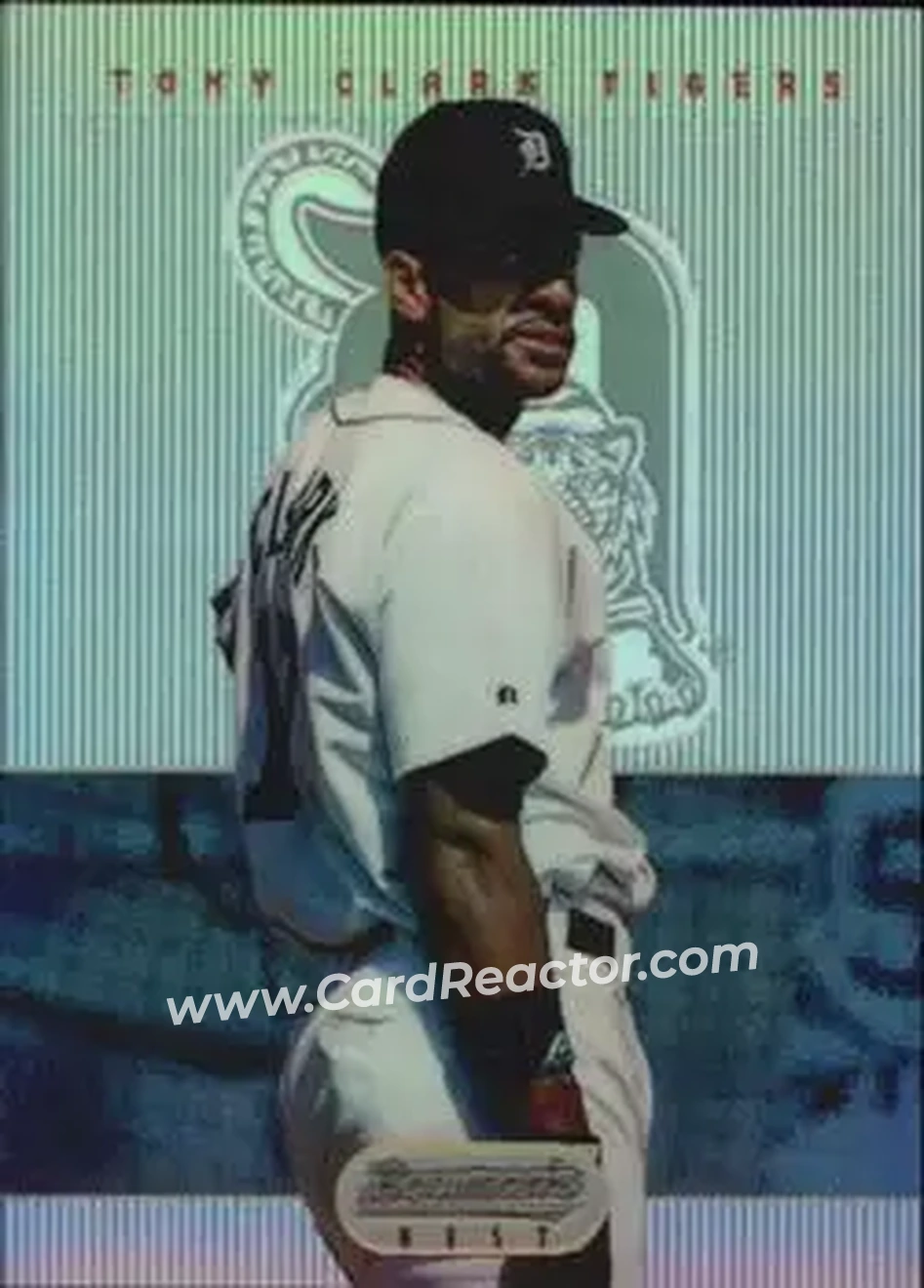 1995 Bowman's Best - Refractors #20 - Tony Clark - Detroit Tigers - Front