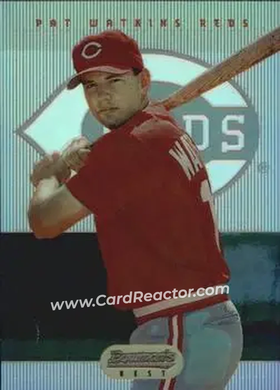 1995 Bowman's Best - Refractors #23 - Pat Watkins - Cincinnati Reds - Front