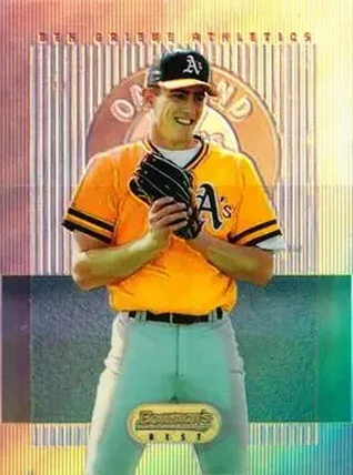 1995 Bowman's Best - Refractors #25 - Ben Grieve - Oakland Athletics
