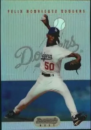 1995 Bowman's Best - Refractors #27 - Felix Rodriguez - Los Angeles Dodgers