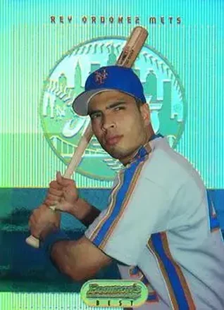 1995 Bowman's Best - Refractors #33 - Rey Ordonez - New York Mets