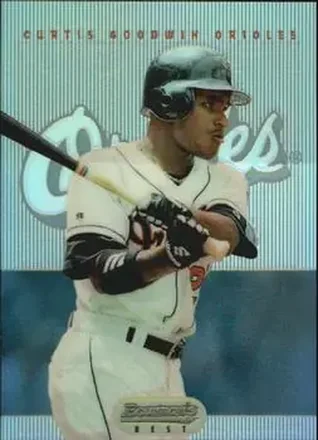 1995 Bowman's Best - Refractors #34 - Curtis Goodwin - Baltimore Orioles