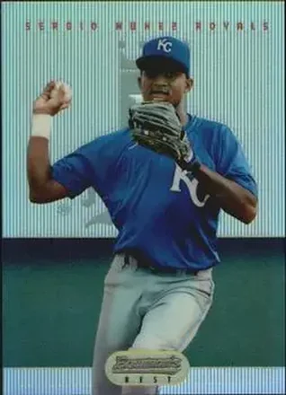 1995 Bowman's Best - Refractors #35 - Sergio Nunez - Kansas City Royals