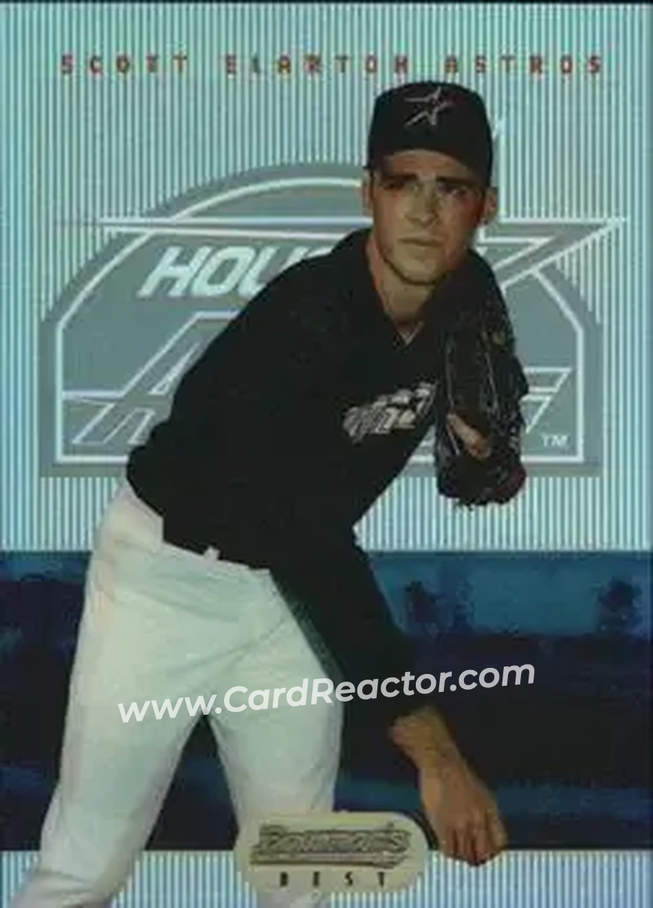 1995 Bowman's Best - Refractors #37 - Scott Elarton - Houston Astros - Front