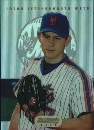 1995 Bowman's Best - Refractors #38 - Jason Isringhausen - New York Mets