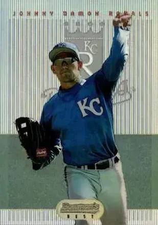 1995 Bowman's Best - Refractors #45 - Johnny Damon - Kansas City Royals