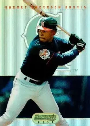 1995 Bowman's Best - Refractors #46 - Garret Anderson - California Angels