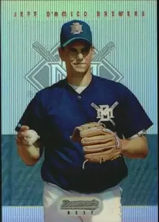 1995 Bowman's Best - Refractors #47 - Jeff D'Amico - Milwaukee Brewers