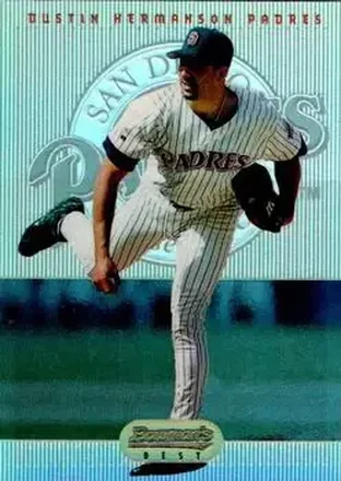 1995 Bowman's Best - Refractors #48 - Dustin Hermanson - San Diego Padres