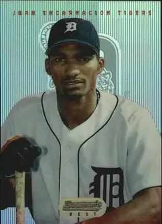 1995 Bowman's Best - Refractors #49 - Juan Encarnacion - Detroit Tigers