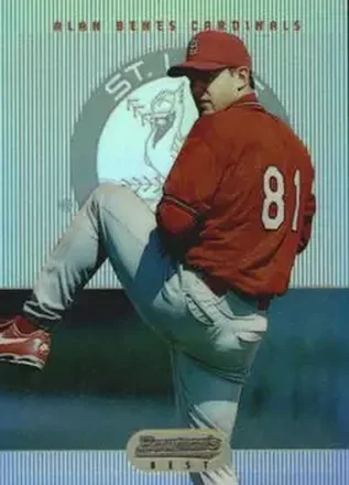 1995 Bowman's Best - Refractors #55 - Alan Benes - St. Louis Cardinals