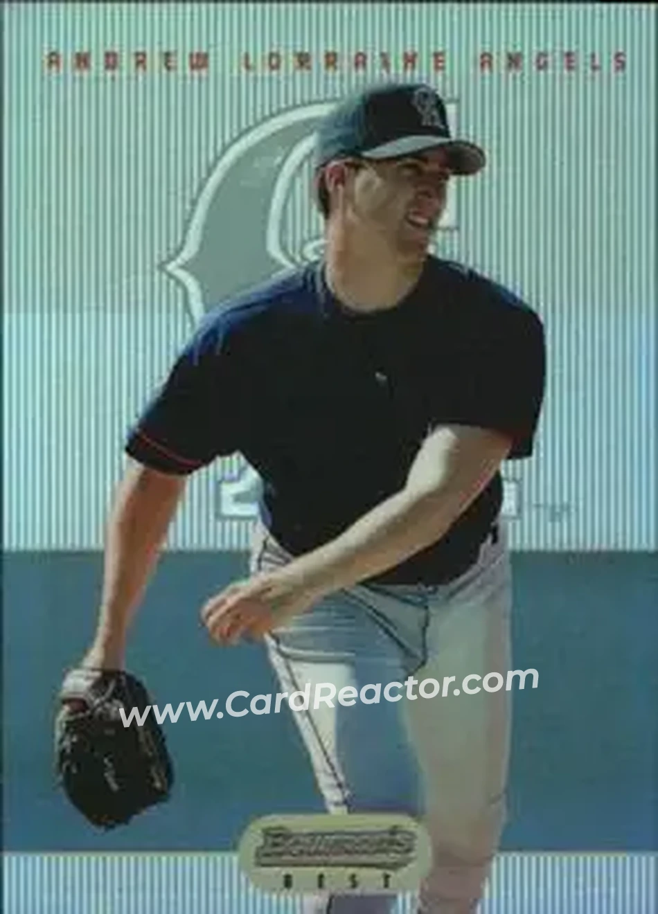 1995 Bowman's Best - Refractors #57 - Andrew Lorraine - California Angels - Front