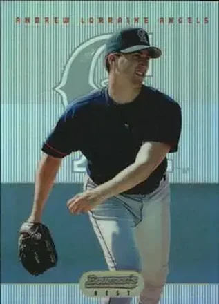 1995 Bowman's Best - Refractors #57 - Andrew Lorraine - California Angels