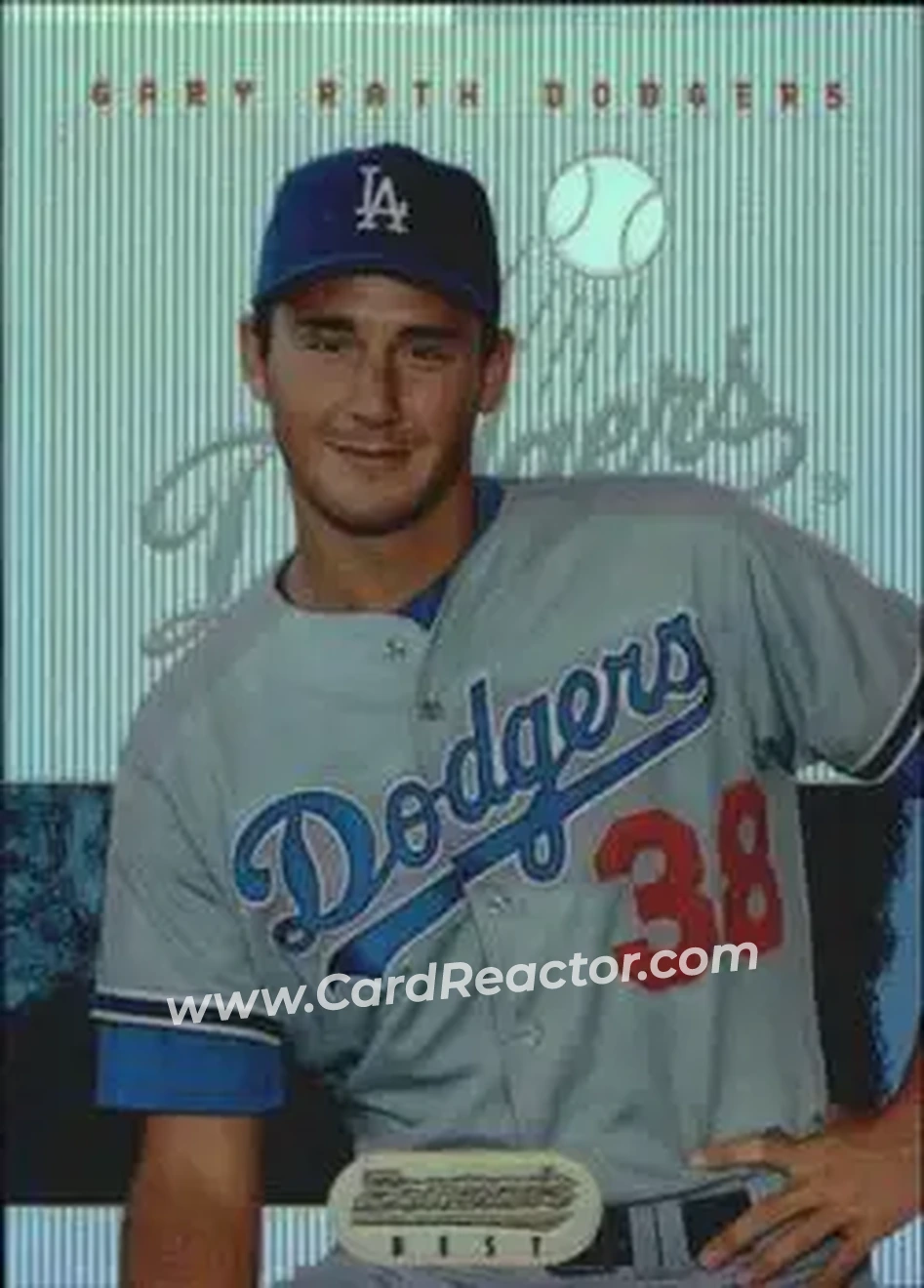 1995 Bowman's Best - Refractors #58 - Gary Rath - Los Angeles Dodgers - Front