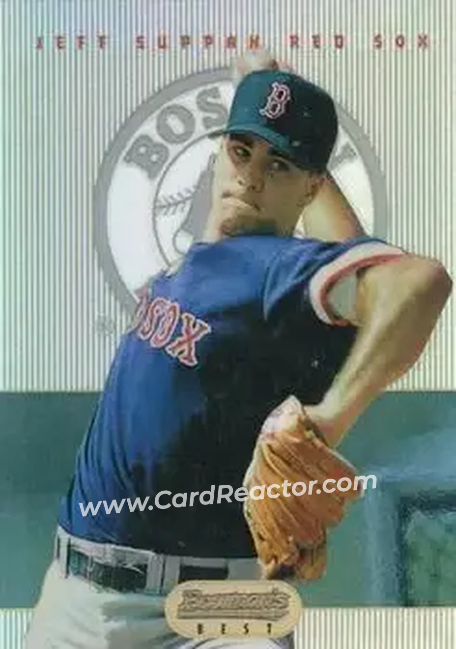 1995 Bowman's Best - Refractors #60 - Jeff Suppan - Boston Red Sox - Front