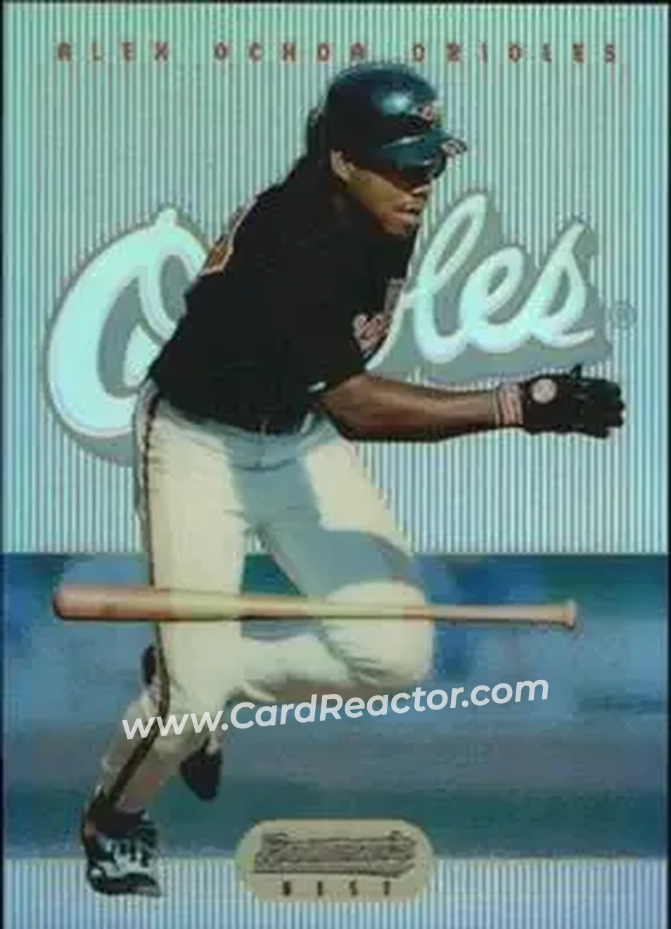 1995 Bowman's Best - Refractors #63 - Alex Ochoa - Baltimore Orioles - Front