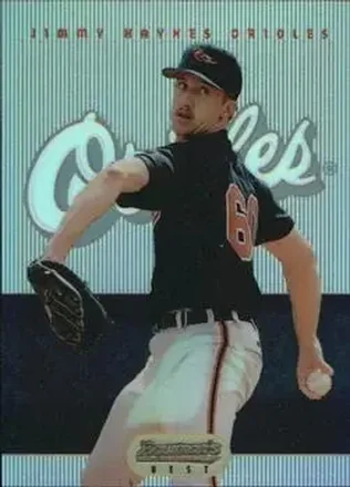 1995 Bowman's Best - Refractors #69 - Jimmy Haynes - Baltimore Orioles