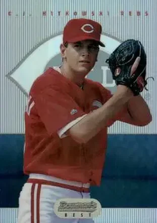 1995 Bowman's Best - Refractors #71 - C.J. Nitkowski - Cincinnati Reds