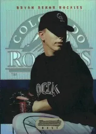 1995 Bowman's Best - Refractors #76 - Bryan Rekar - Colorado Rockies