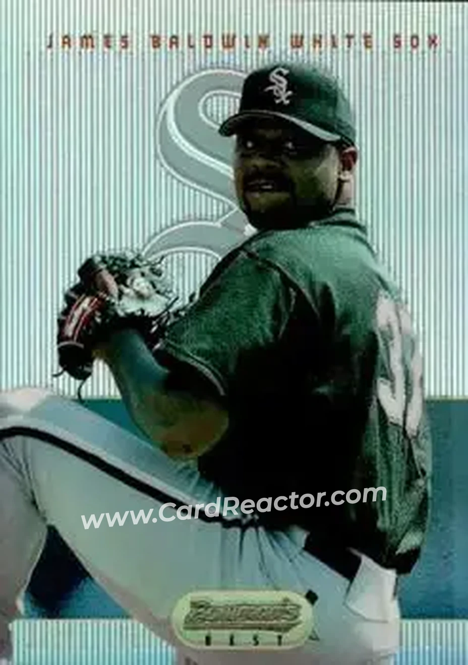 1995 Bowman's Best - Refractors #77 - James Baldwin - Chicago White Sox - Front