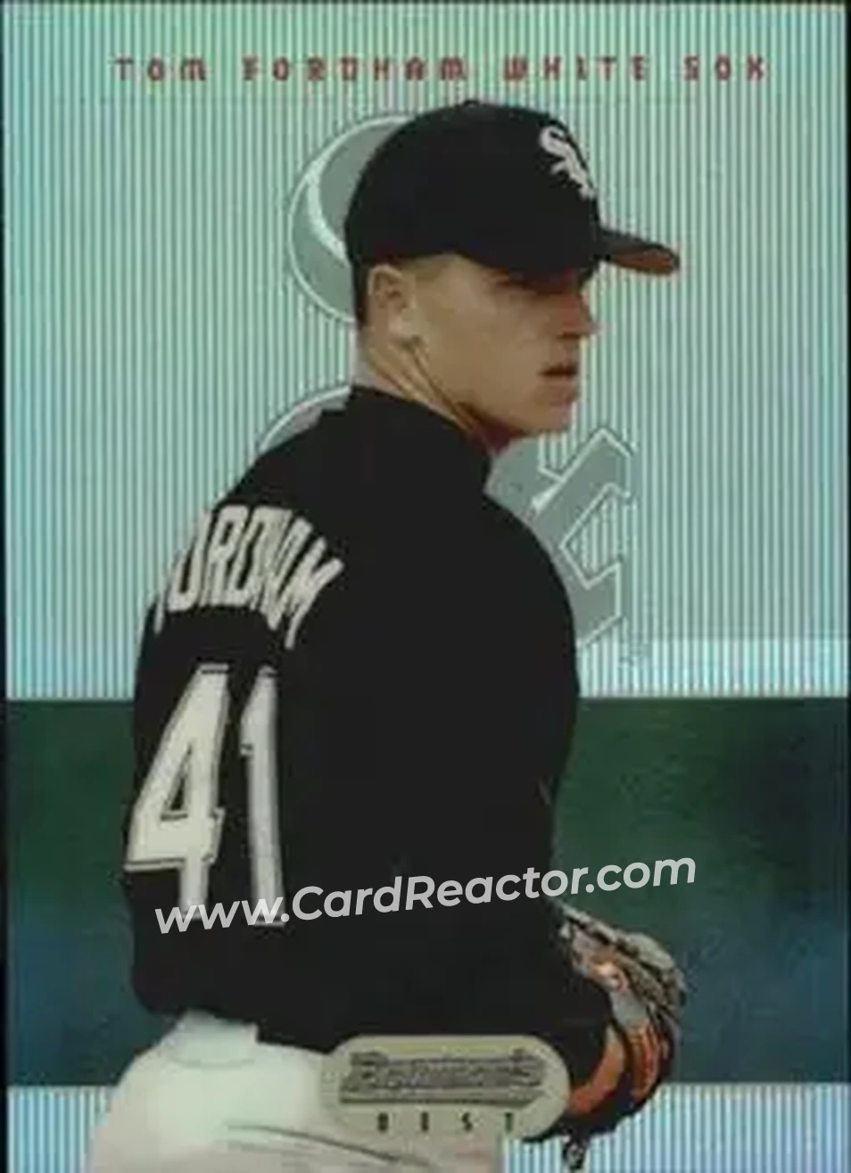 1995 Bowman's Best - Refractors #79 - Tom Fordham - Chicago White Sox - Front