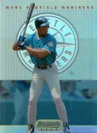 1995 Bowman's Best - Refractors #80 - Marc Newfield - Seattle Mariners