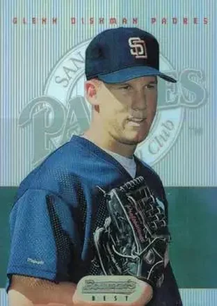 1995 Bowman's Best - Refractors #84 - Glenn Dishman - San Diego Padres