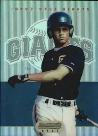 1995 Bowman's Best - Refractors #85 - Jacob Cruz - San Francisco Giants