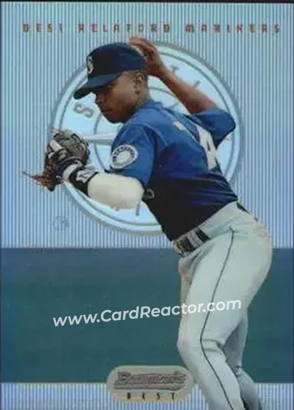 1995 Bowman's Best - Refractors #89 - Desi Relaford - Seattle Mariners - Front