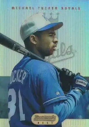 1995 Bowman's Best - Refractors #90 - Michael Tucker - Kansas City Royals