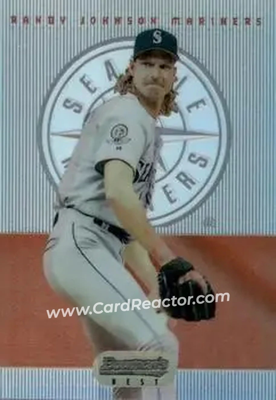 1995 Bowman's Best - Refractors #1 - Randy Johnson - Seattle Mariners - Front