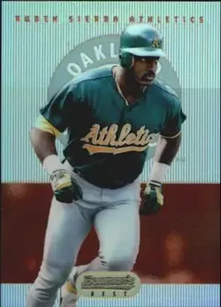 1995 Bowman's Best - Refractors #8 - Ruben Sierra - Oakland Athletics