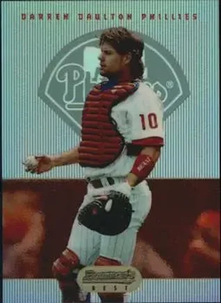 1995 Bowman's Best - Refractors #9 - Darren Daulton - Philadelphia Phillies