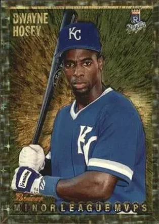1995 Bowman - Gold Foil #221 - Dwayne Hosey - Kansas City Royals