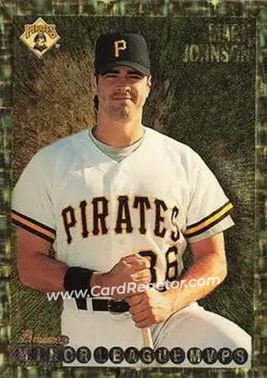 1995 Bowman - Gold Foil #225 - Mark Johnson - Pittsburgh Pirates - Front