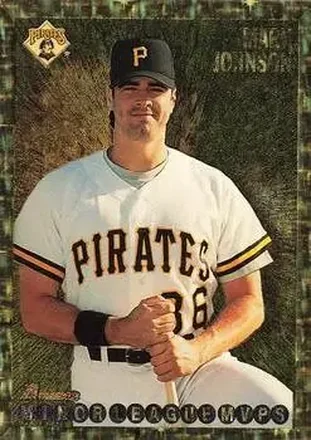 1995 Bowman - Gold Foil #225 - Mark Johnson - Pittsburgh Pirates
