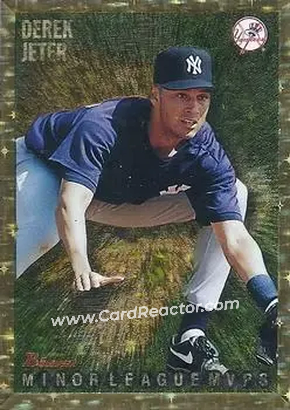 1995 Bowman - Gold Foil #229 - Derek Jeter - New York Yankees - Front