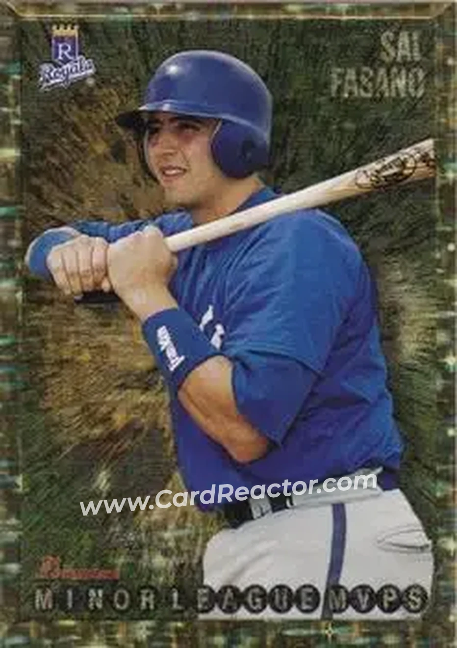 1995 Bowman - Gold Foil #230 - Sal Fasano - Kansas City Royals - Front