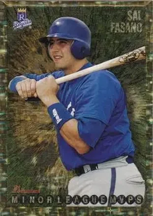 1995 Bowman - Gold Foil #230 - Sal Fasano - Kansas City Royals