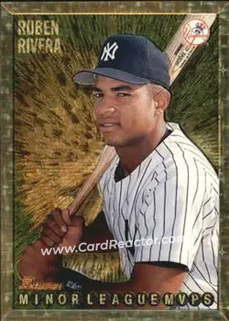 1995 Bowman - Gold Foil #231 - Ruben Rivera - New York Yankees - Front