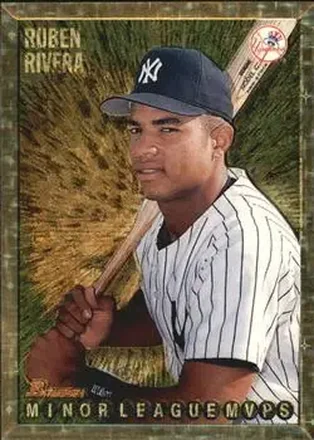 1995 Bowman - Gold Foil #231 - Ruben Rivera - New York Yankees