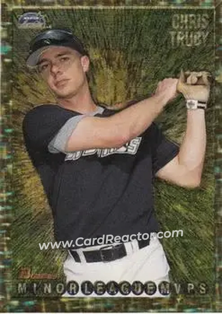 1995 Bowman - Gold Foil #232 - Chris Truby - Houston Astros - Front