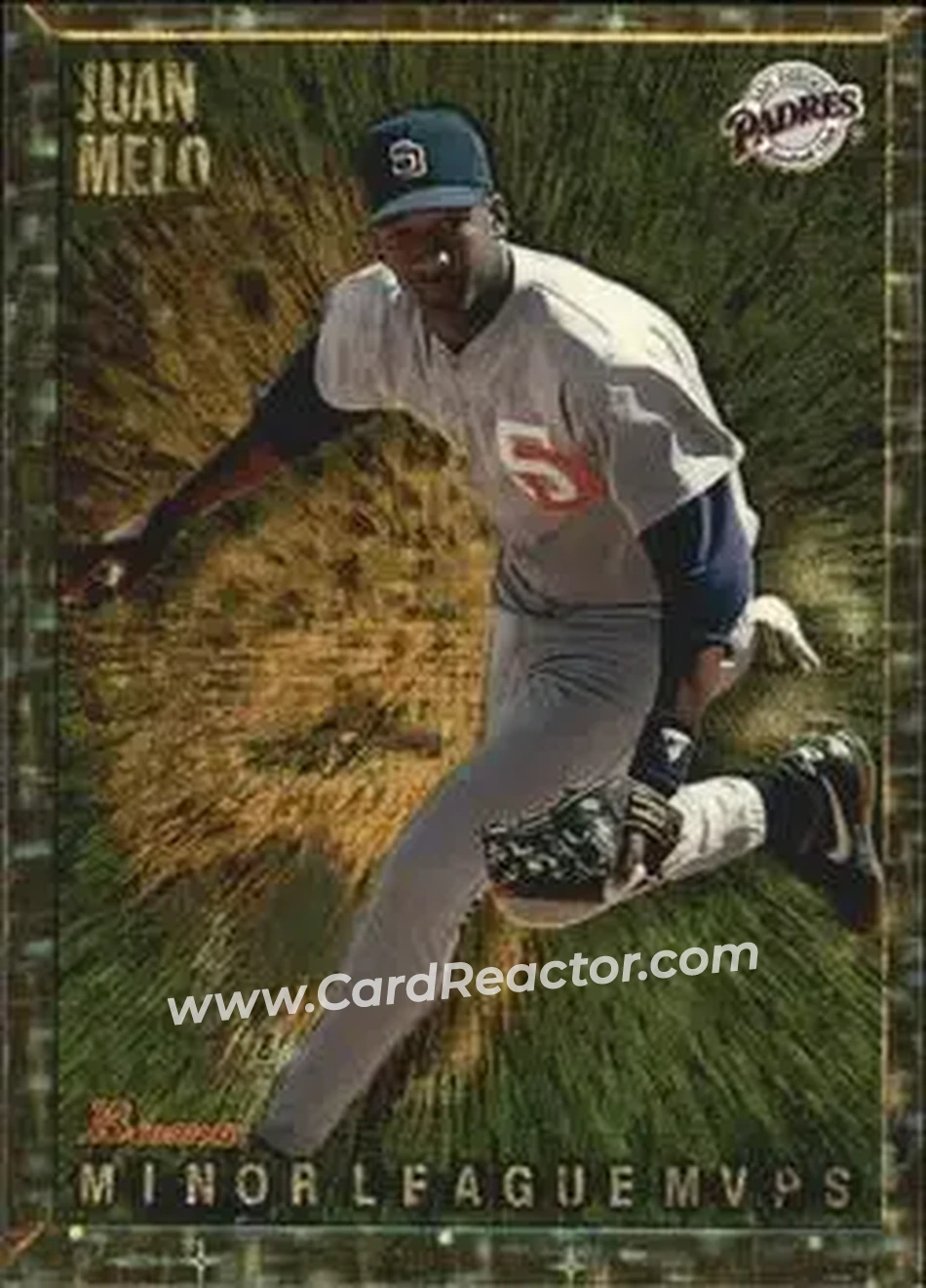 1995 Bowman - Gold Foil #237 - Juan Melo - San Diego Padres - Front