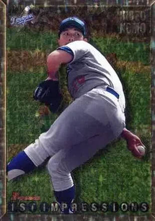 1995 Bowman - Gold Foil #238 - Hideo Nomo - Los Angeles Dodgers