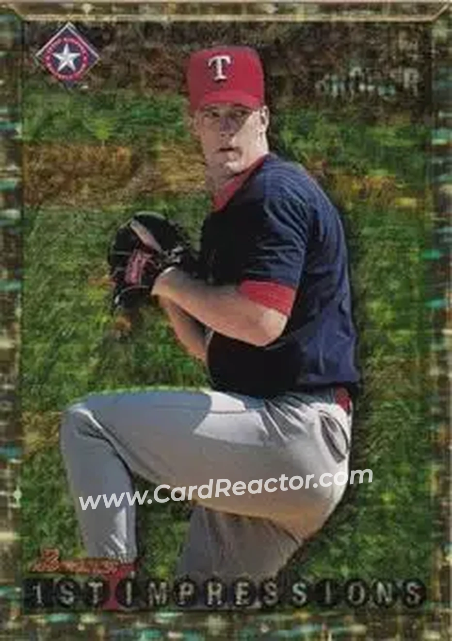 1995 Bowman - Gold Foil #244 - Jim Brower - Texas Rangers - Front