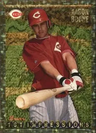 1995 Bowman - Gold Foil #246 - Aaron Boone - Cincinnati Reds