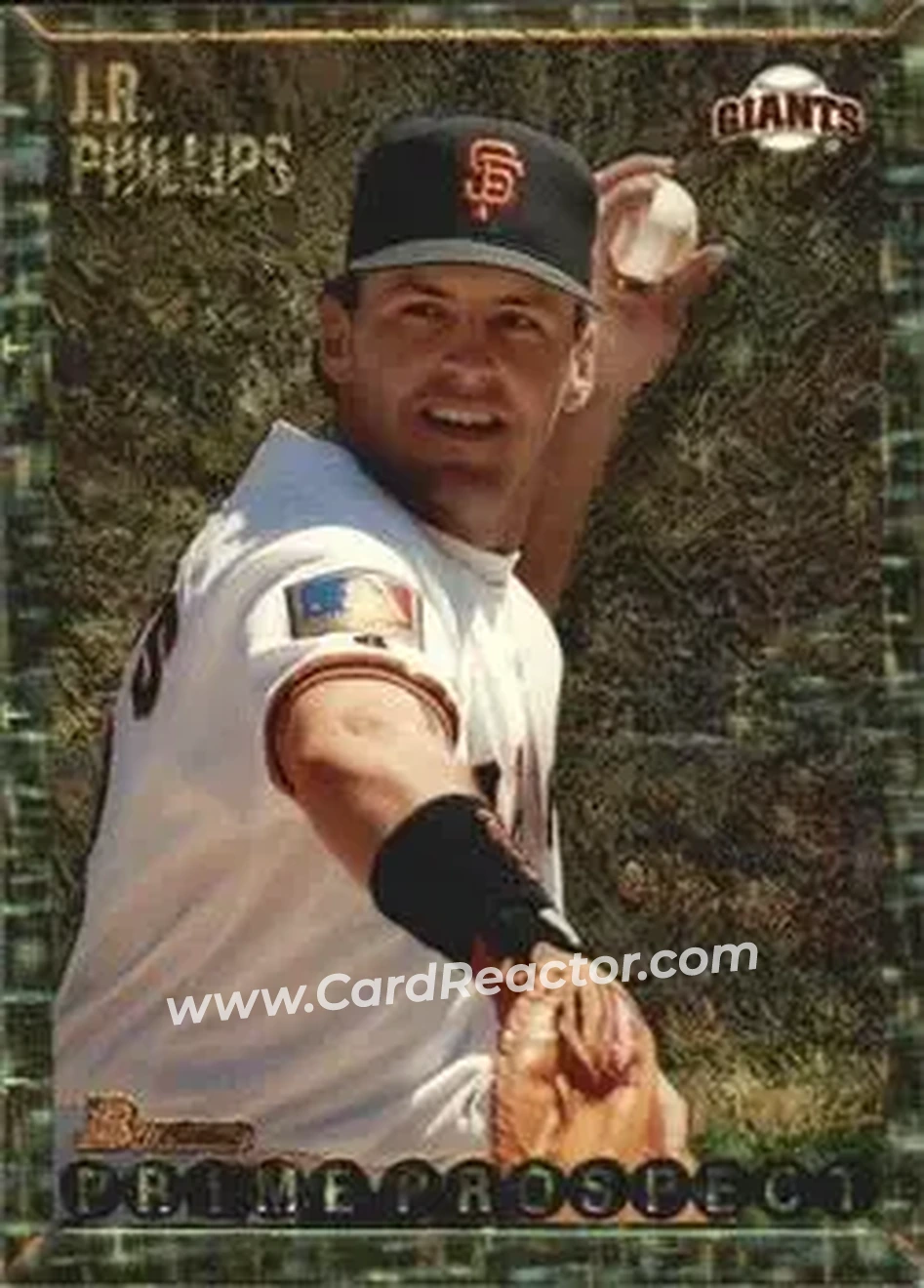 1995 Bowman - Gold Foil #247 - J.R. Phillips - San Francisco Giants - Front